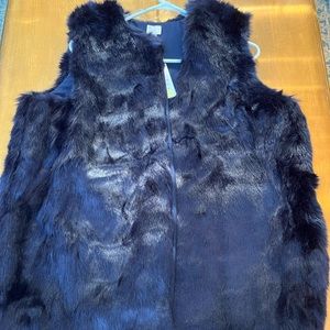 New Day navy blue vest.